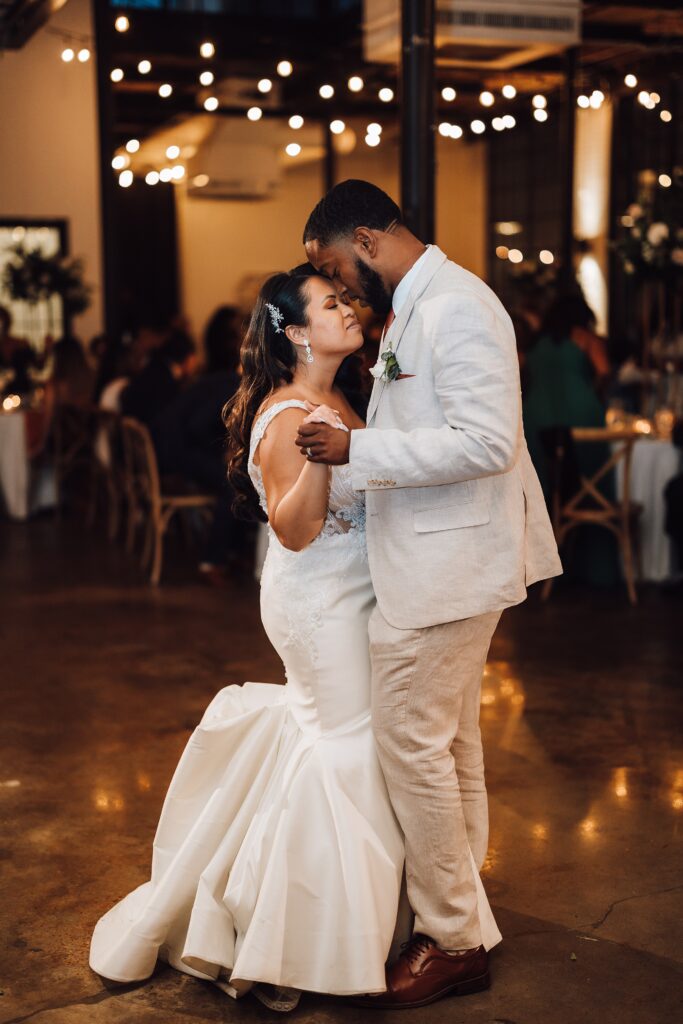 bride and groom's first dance at their Ozari Nashville wedding